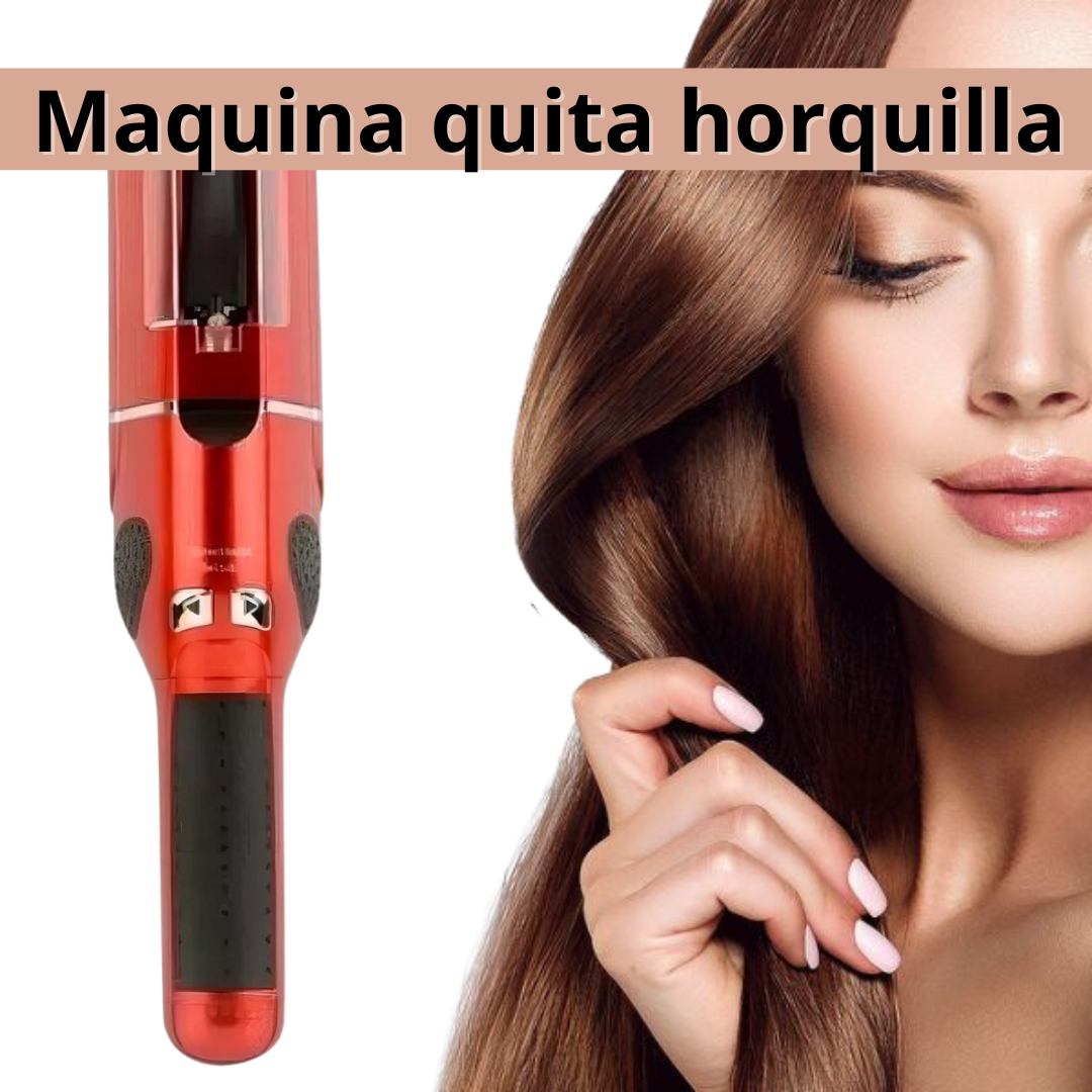 Máquina Quita Horquilla Pro: Puntas Cerradas y Cabello Saludable en Minutos