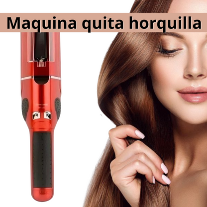 Máquina Quita Horquilla Pro: Puntas Cerradas y Cabello Saludable en Minutos