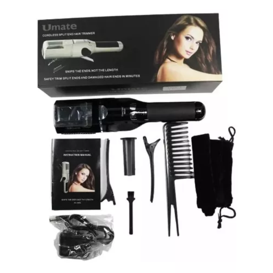 Máquina Quita Horquilla Pro: Puntas Cerradas y Cabello Saludable en Minutos