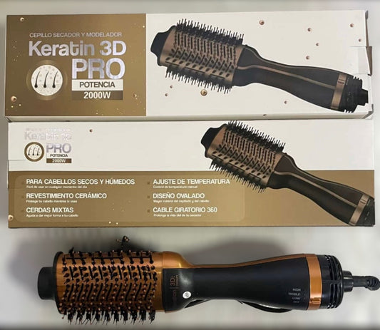 Cepillo Secador Keratina 3D: Profesional in House